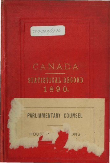 Canada Yearbook - 1890