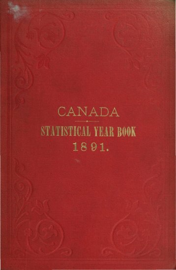 Canada Yearbook - 1891