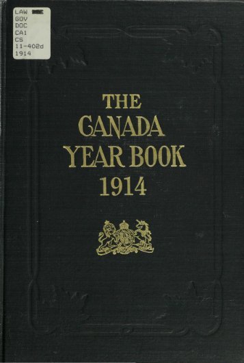 Canada Yearbook - 1914