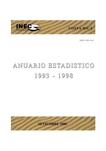 Costa Rica Yearbook - 1993-1998