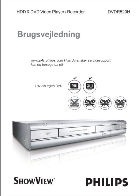 Philips Lecteur/enregistreur de DVD disque dur - Mode d&rsquo;emploi - DAN