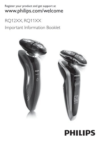 Philips Shaver series 9000 SensoTouch Rasoir Ã©lectrique 100 % Ã©tanche - Instructions avant utilisation - POL