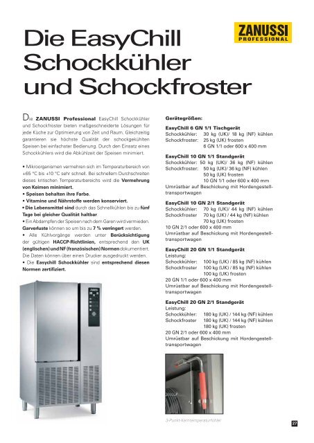 NordCap by ZANUSSI - easyLine Heißluftdämpfer easySteam Plus ...