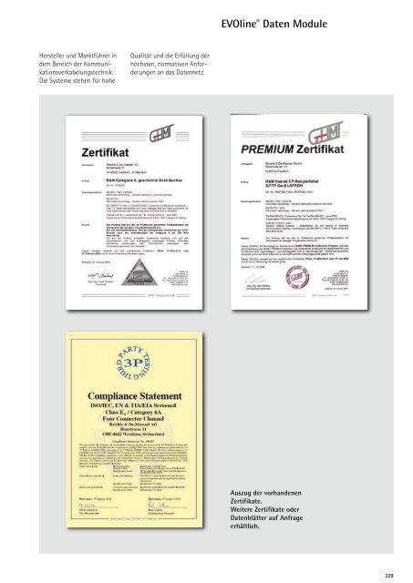 EVOline® Steckdosen Module