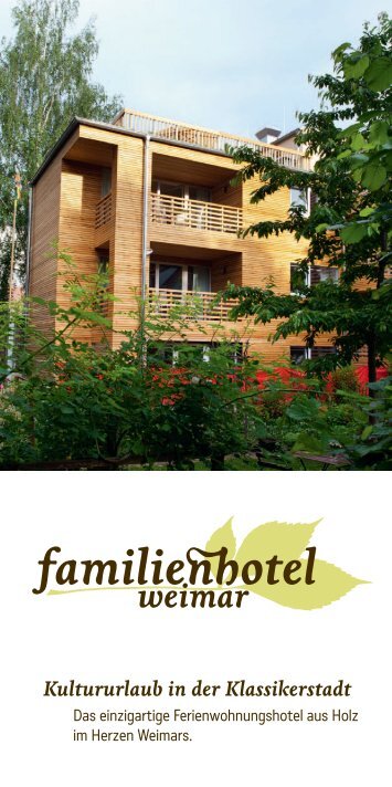 Urlaub in Familie! - Familienhotel Weimar