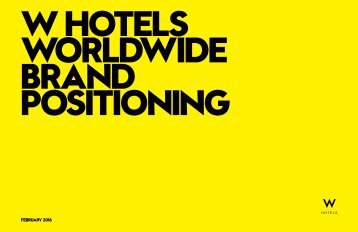 W Hotels_Brand Positioning