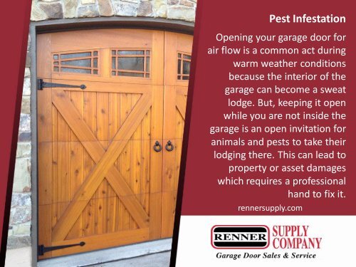 Top Reasons Why You Shouldn’t Leave Your Garage Doors Open Overnight