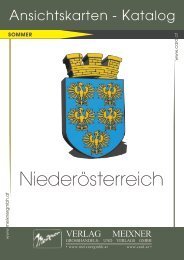 Meixner Ansichtskarten-Katalog Niederösterreich - SOMMER