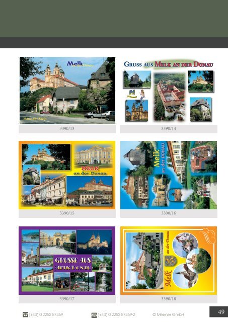 Meixner Ansichtskarten-Katalog Niederösterreich - SOMMER