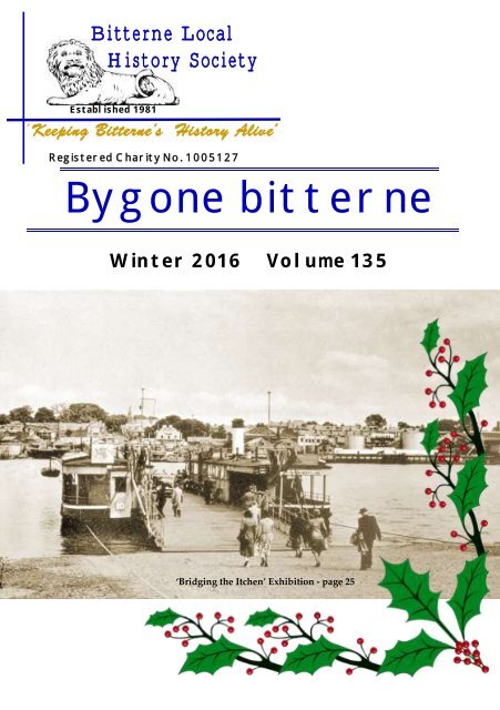Bygone Bitterne vol 135 Winter 2016