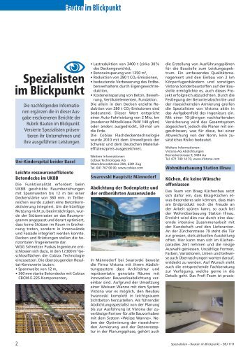 Spezialisten im Blickpunkt - Cobiax Technologies AG