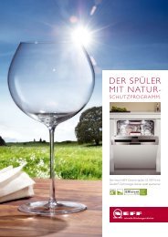 A+++ -10% – Der Spüler mit Naturschutzprogramm - Neff