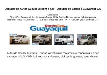 Alquiler de Autos Guayaquil Rent a Car