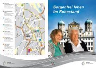 Sorgenfrei leben im Ruhestand - Altenhilfe der Stadt Augsburg