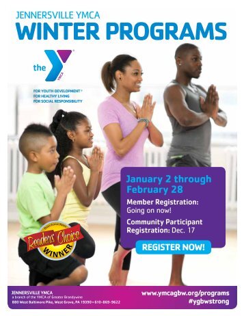 Jennersville Y -  Winter Program Guide