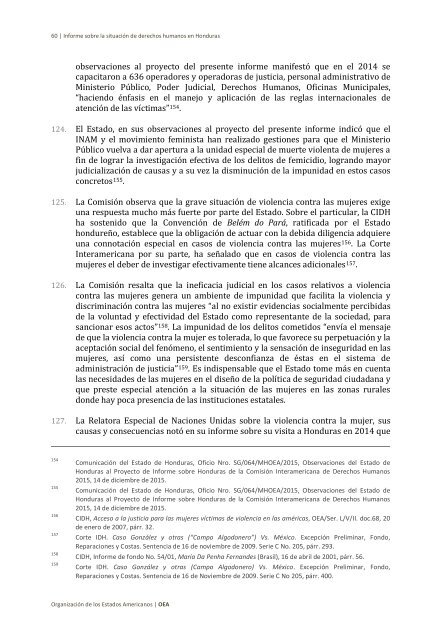 Situación de derechos humanos en Honduras