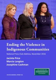 Ending the Violence in Indigenous Communities