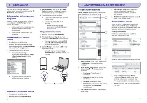 Philips GoGEAR Baladeur MP4 - Mode d&rsquo;emploi - EST