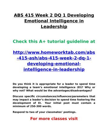 emotional intelligence disadvantages