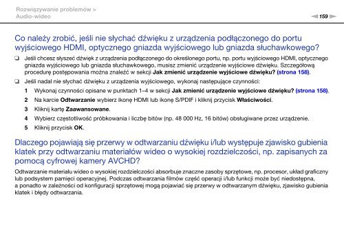 Sony VPCEB4L9E - VPCEB4L9E Istruzioni per l'uso Polacco