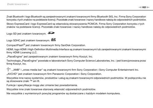 Sony VPCEB4L9E - VPCEB4L9E Istruzioni per l'uso Polacco