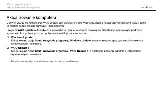 Sony VPCEB4L9E - VPCEB4L9E Istruzioni per l'uso Polacco