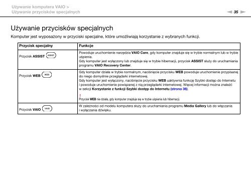 Sony VPCEB4L9E - VPCEB4L9E Istruzioni per l'uso Polacco