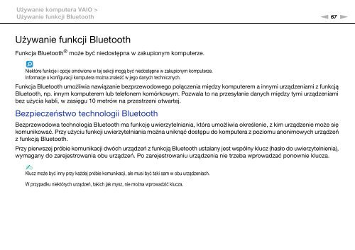 Sony VPCEB4L9E - VPCEB4L9E Istruzioni per l'uso Polacco