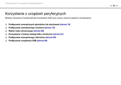 Sony VPCEB4L9E - VPCEB4L9E Istruzioni per l'uso Polacco