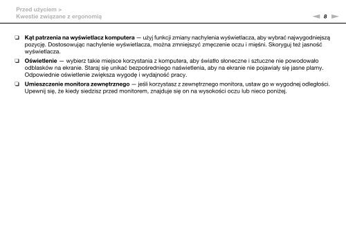 Sony VPCEB4L9E - VPCEB4L9E Istruzioni per l'uso Polacco