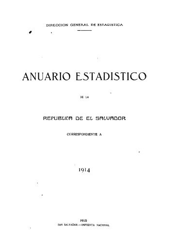 El Salvador Yearbook - 1914