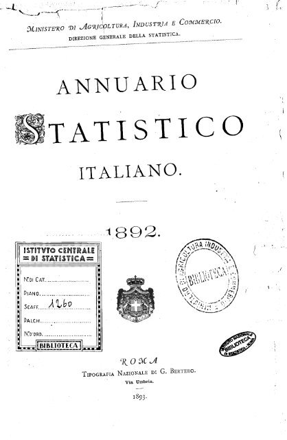 Italy Yearbook - 1892