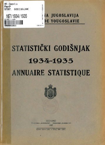 Serbia Yearbook - 1934-35