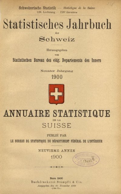 Switzerland Yearbook - 1900