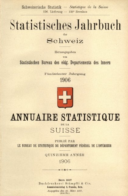 Switzerland Yearbook - 1906