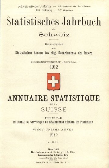 Switzerland Yearbook - 1912