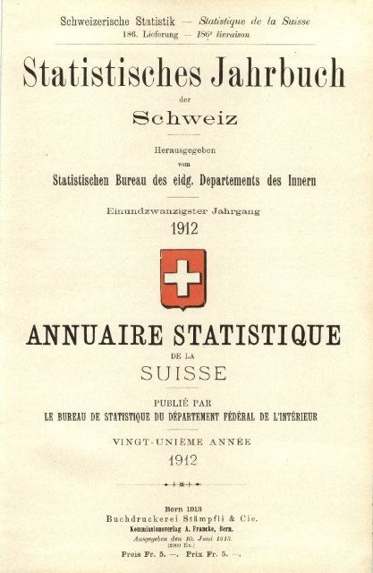 Switzerland Yearbook - 1912