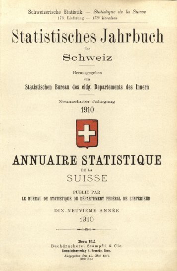 Switzerland Yearbook - 1910