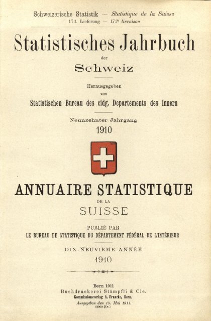 Switzerland Yearbook - 1910