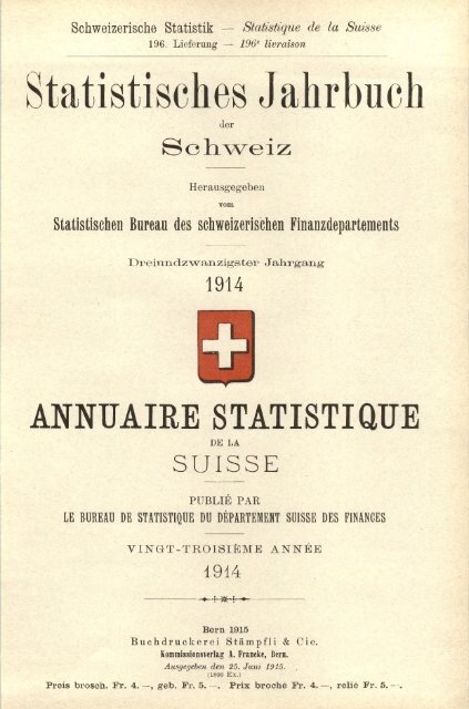 Switzerland Yearbook - 1914