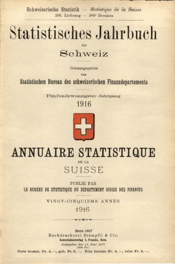 Switzerland Yearbook - 1916