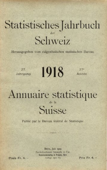 Switzerland Yearbook - 1918