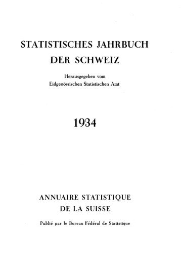Switzerland Yearbook - 1934