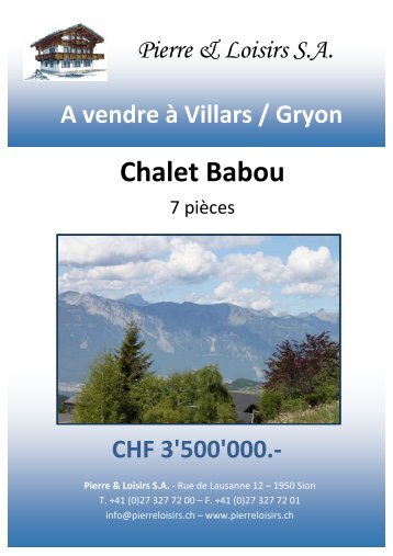 Chalet Babou