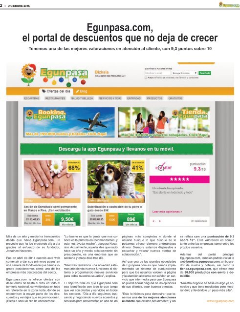 Periodico Egunpasa - Diciembre 2015