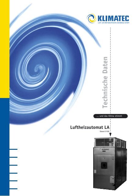 4echnische ,uftheizautomat - Klimatec Luft