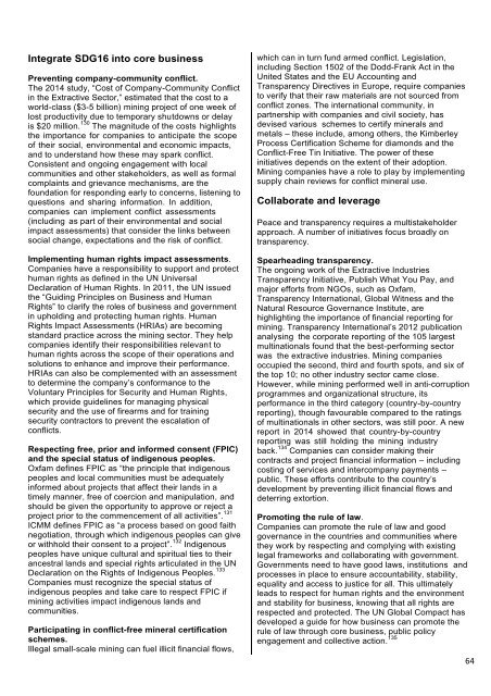 Mapping Mining to the Sustainable Development Goals An Atlas