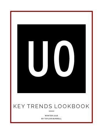 UO Key Trends Lookbook - Winter 2016 - Taylor Burrell