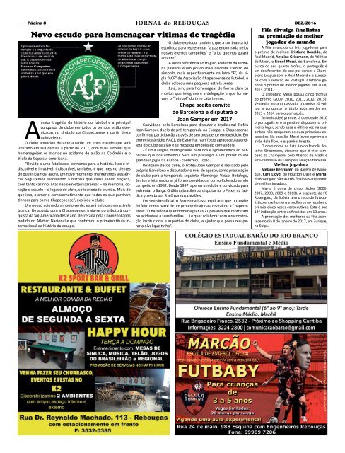 Jornal do Rebouças - Dezembro 2016