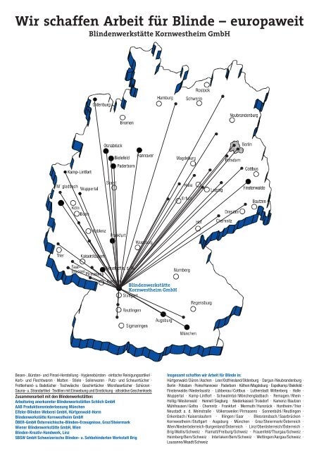Blindenwerkstätte Kornwestheim GmbH - Schweizerische Blinden